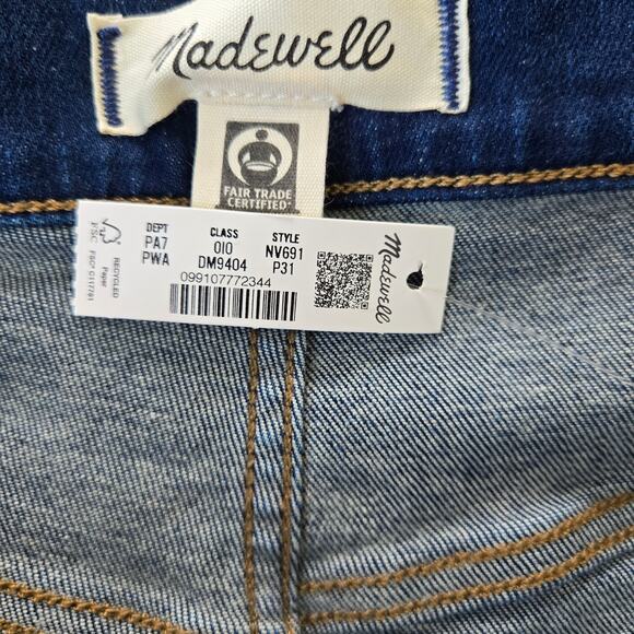 Madewell The Petite Perfect Vintage Wide-Leg Jean Size 31P NWT - Picture 5 of 12